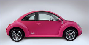 Barbie car - new beetle